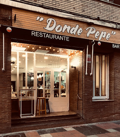 Restaurante "Donde Pepe